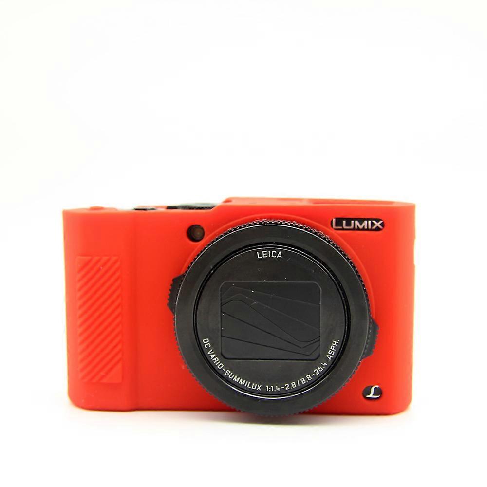 Soft Silicone Armor Rubber Case Cover Protective Body Skin Protector Bag for Panasonic Lumix LX10 LX15 Camera