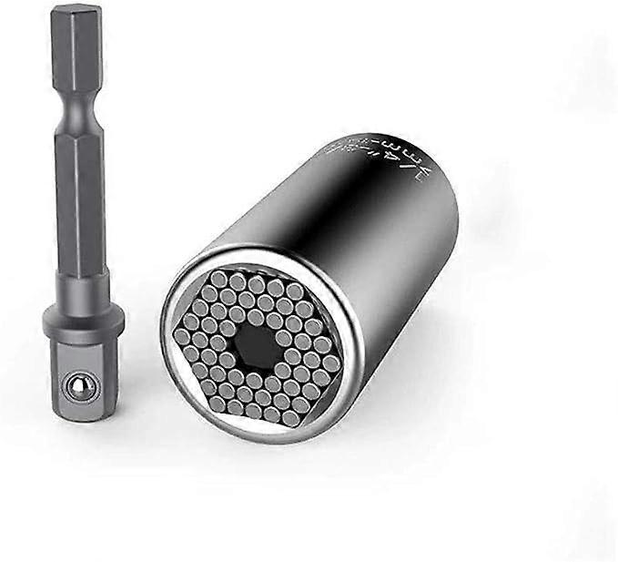 Universal Socket Wrench Set Multi- Merryferris Function Hand Tools, Self-Adjusts Professional Grip Socket Ratchet Wrench, 7mm to 19mm Magic Spanner Gr