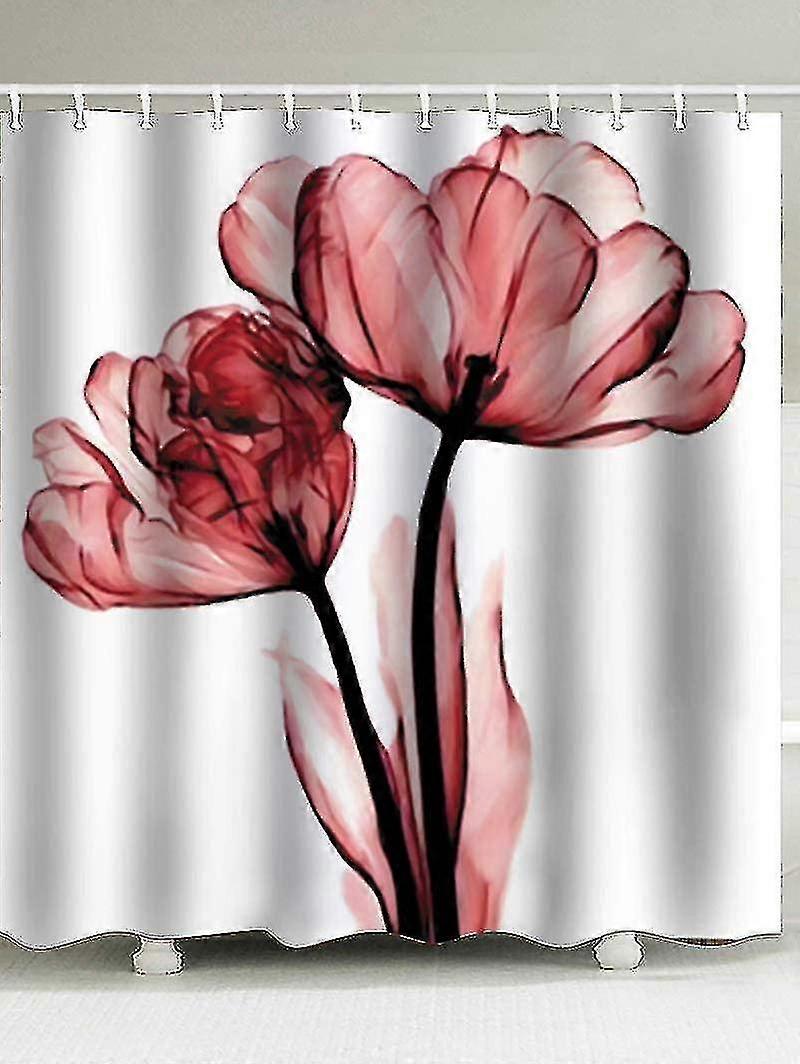 washable shower curtain for bathrooms