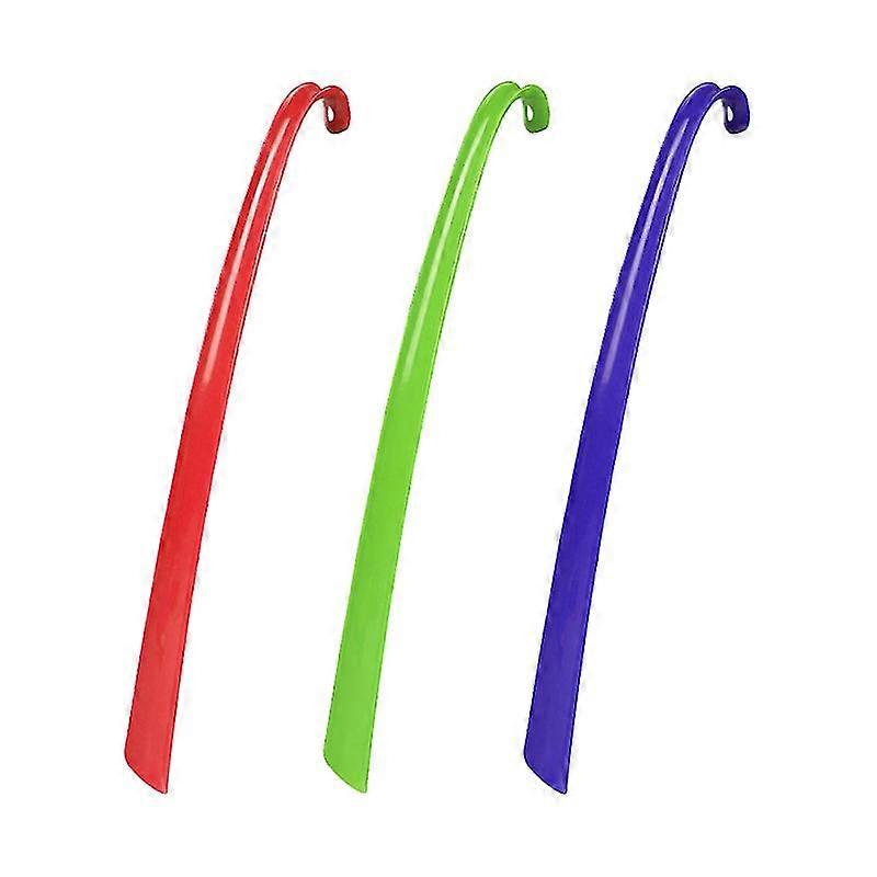 3pcs Can Be Hung Shoehorns Plastic Shoehorns Rational Handle Shoe Horns For Home