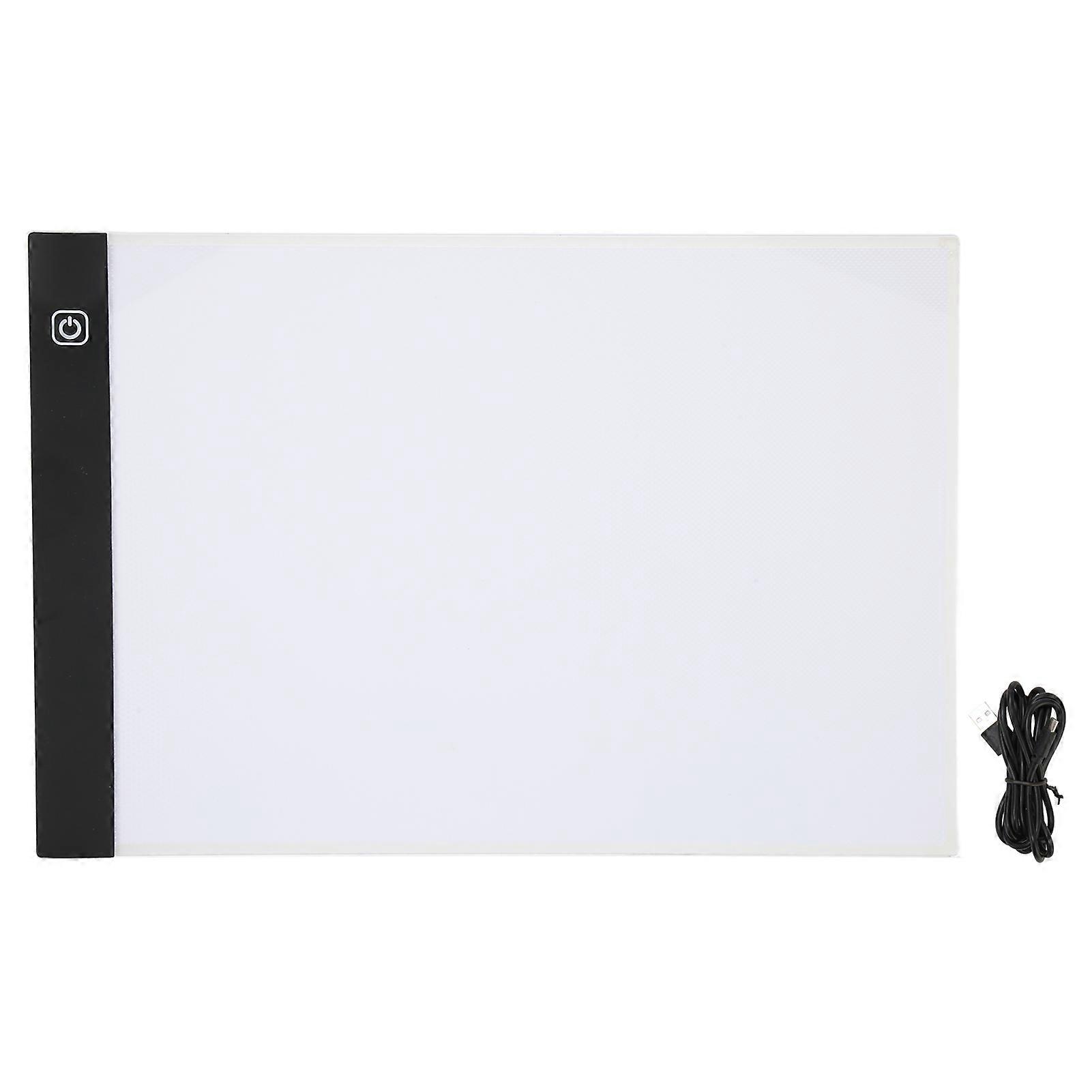 A4 Boîte à lumière de traçage 3 niveaux Luminosité réglable Capteur tactile Éclairage uniforme Coussin lumineux LED pour l’esquisse Animation 2D