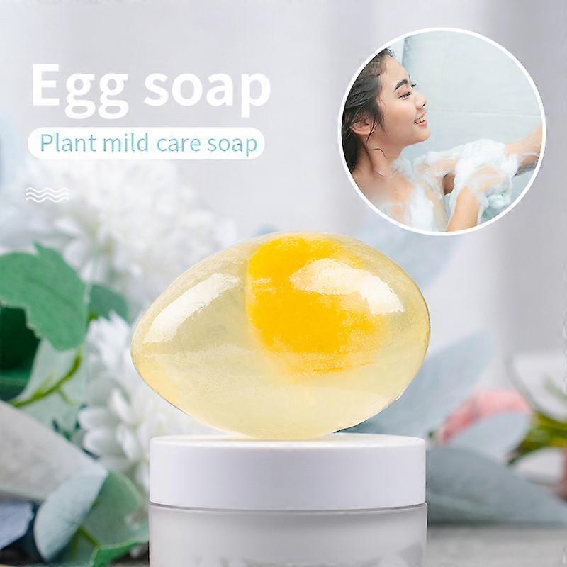 Moisturizing Egg Soap Oil Control & Anti-acne Face Body Skin Brightening Soap Handmade