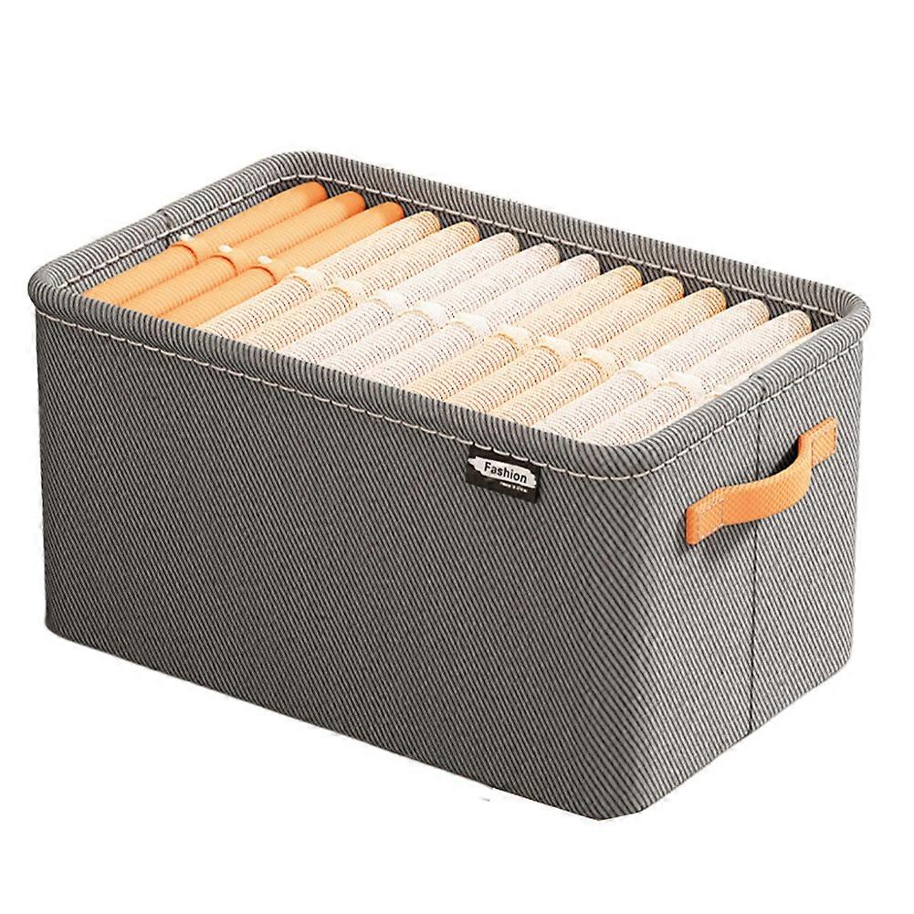 Clothes Storage Bin with Handle Large Capacity Wardrobe Storage Case for Home