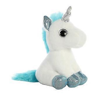 Sparkle Tales 7 "Snowbelle Unicorn plysj leketøy