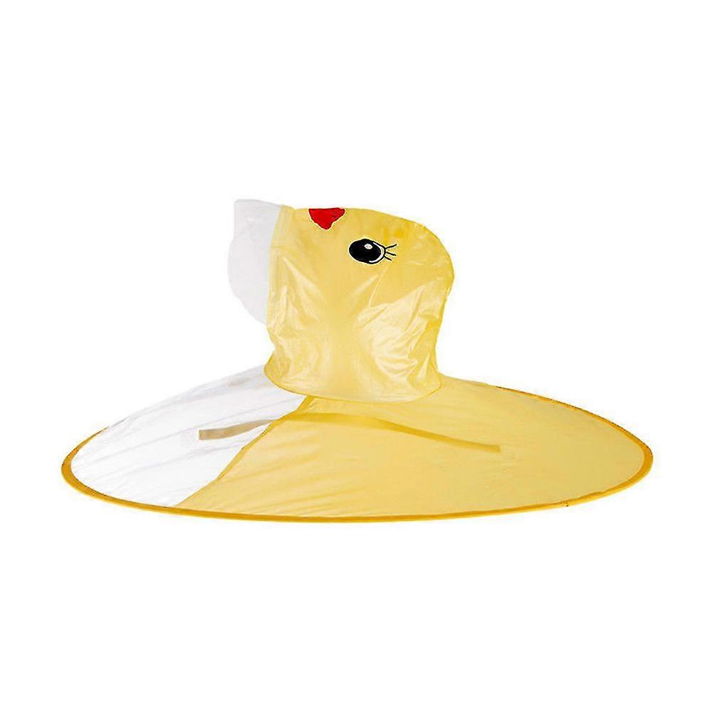 Nouveaux enfants Manteau de pluie PEVA Imperméable à l’eau mignon Canard Capuchon Imperméable Enfants Rainwear Poncho pour garçons filles