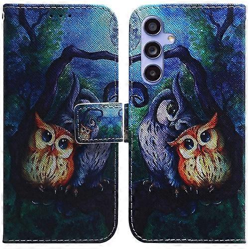 For Samsung Galaxy S23 FE 5G Coloured Drawing Flip Leather Mobile Phone Case