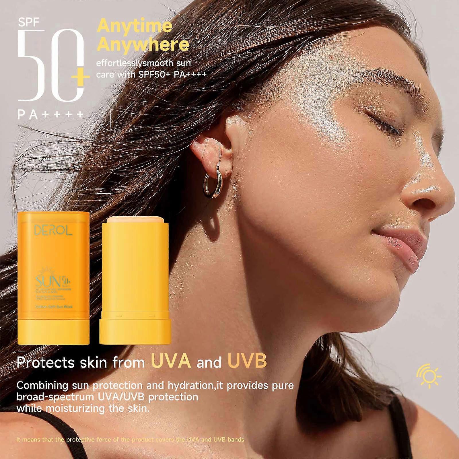 The Sunscreen Stick Is Non Greasy And Contains Oil Control Powder, Providing A Semi Matte Finish .