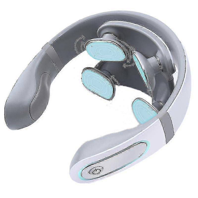Wireless Electronic Neck Massager 4d Shiatsu Cervical Massager Stiff Neck Massage Health Care Therapy Pulse Pain Relief Ns2