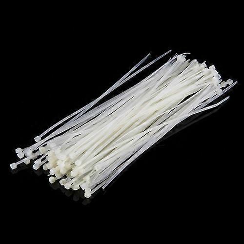 500 PCS 3 x 150mm Self-Locking Nylon Cable Wire Zip Ties(White)