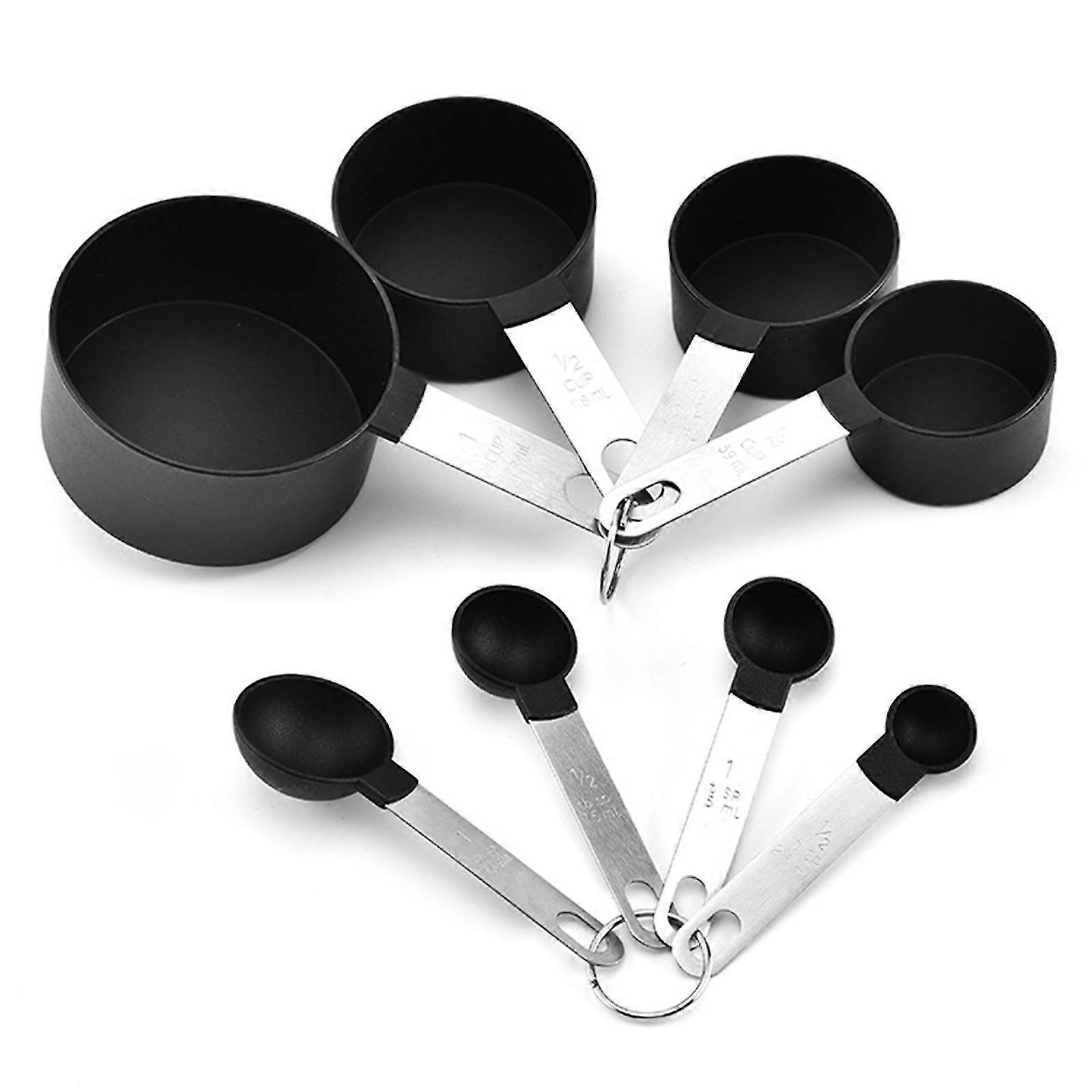 Handle Measuring Cup Eight Piece Set Plastic Measuring Cup Measuring Spoon