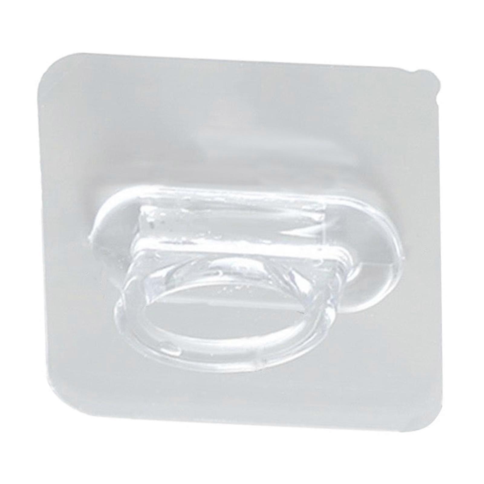 Adhesive Spray Bottle Hooks Wall Mounted Hanging Ring for Curtain Rod Holder