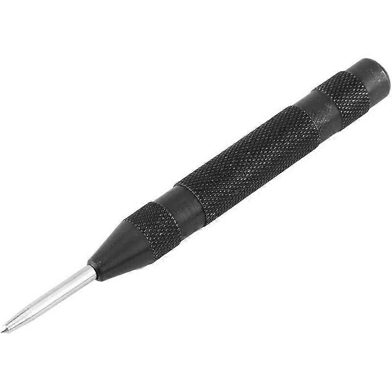 1 Pcs Automatic Center Punch Adjustable Force Steel Drill Bit Black