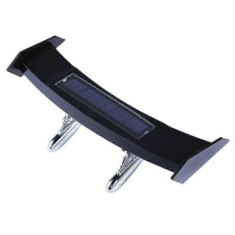 Mini Solar Car Rear Spoiler Tail Light 12V Universal LED Flashing Warning with Smart Sensor Waterproof Wing Modified Accessories