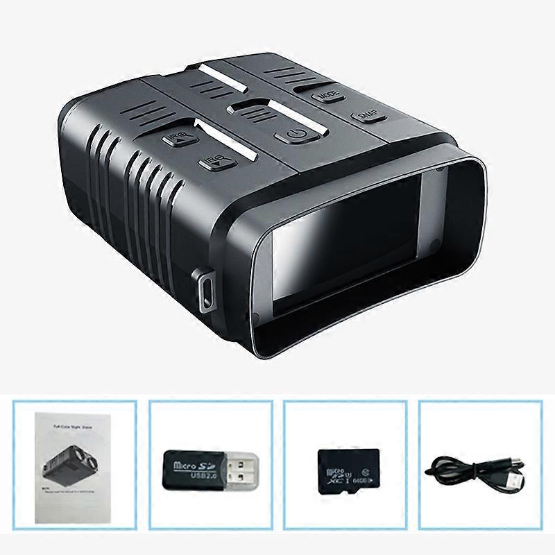 N009赤外線ナイトビジョン双眼鏡カメラ4K HD 10倍ズーム800Mフルダーク望遠鏡狩猟キャンプビデオ録画用