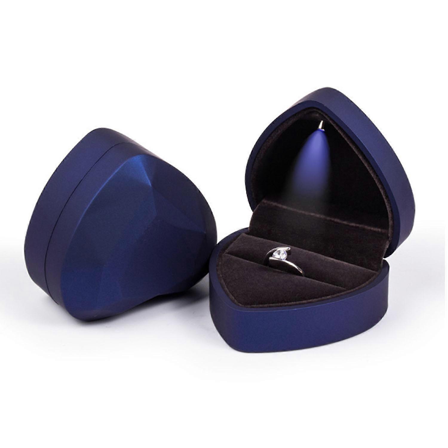 Blue packaging box, ring box