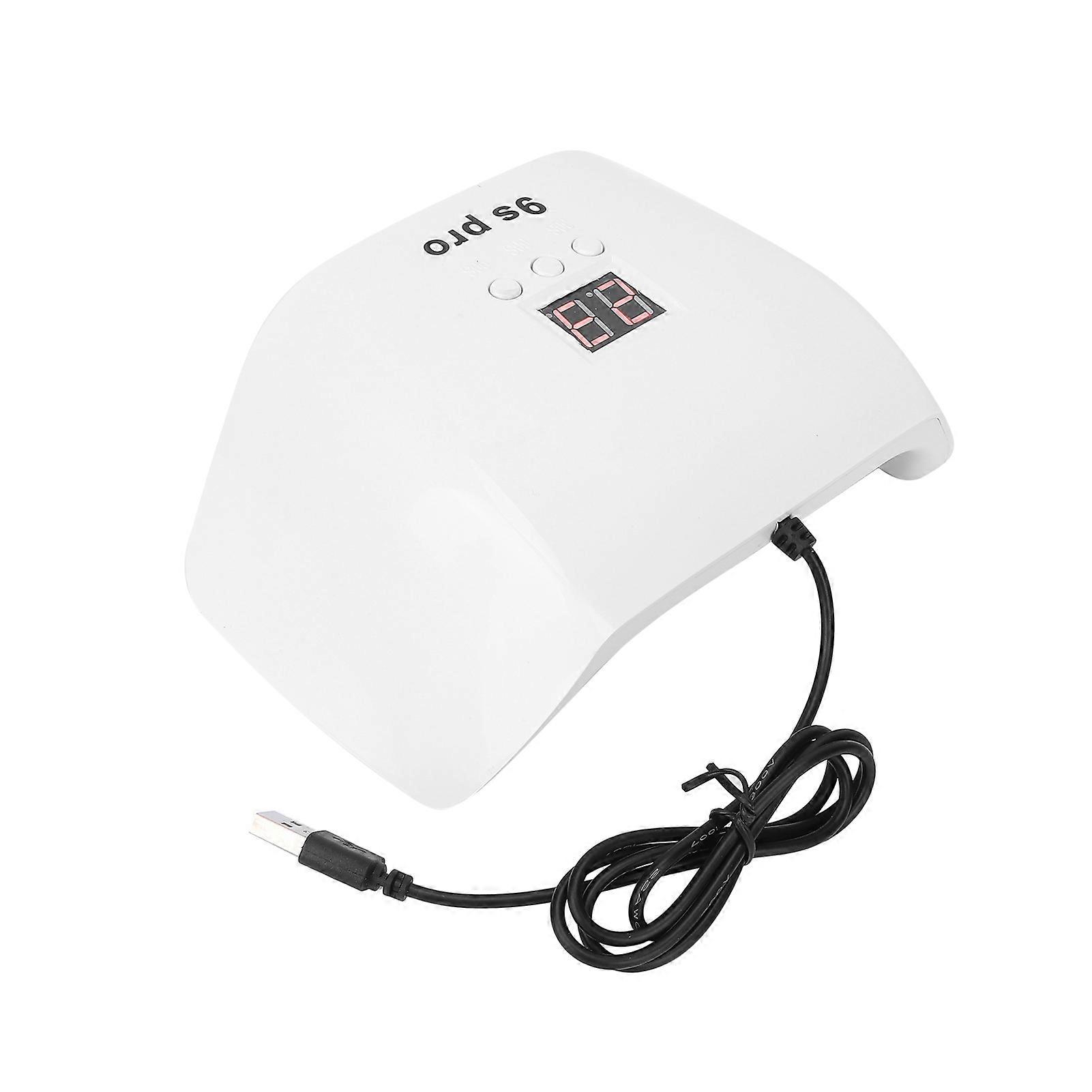 120W Intelligent Nail Lamp 3 Time Setting Double Light Source Nail Polish Gel Dryer Light Machine