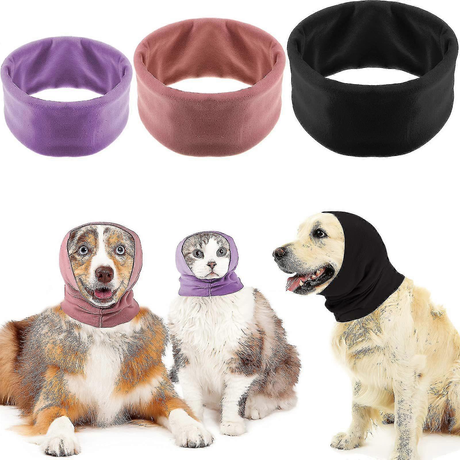 Toilettage pour chiens Cache-oreilles Anxiété Réduire les cache-oreilles Anti-bruit Echarpe pour animaux de compagnie Up Earmhobs
