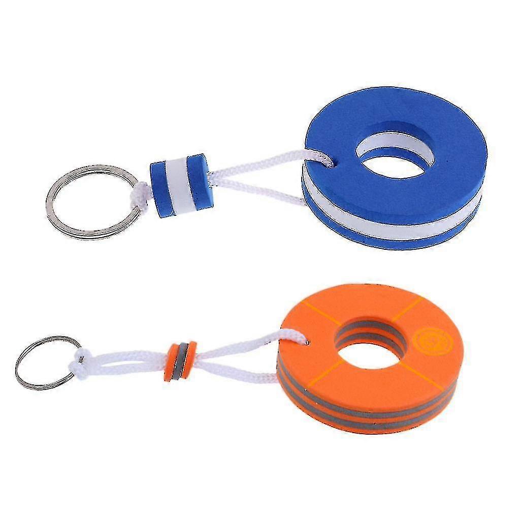 2pcs Marine Outboard Floating Keyring Sailing Kayak Fishing- Buoy Shape