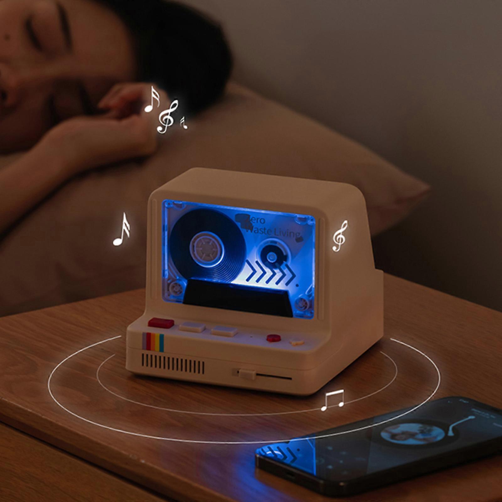 Tape Drive Bluetooth Speaker Portable Bluetooth Speaker With Night Support & Audio Cable Link