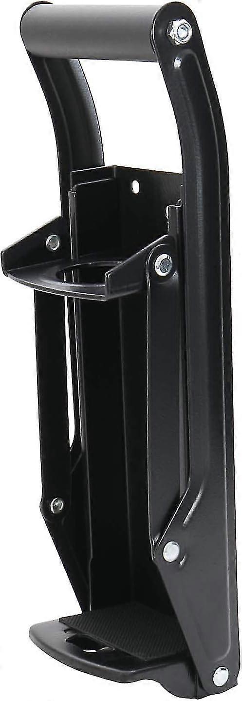 500ml Can Squeezer - Black With Bottle Opener - For Beverage Can And Pe Bottle