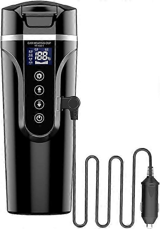 Bil Vannkoker Varmeapparat 12V / 24V Touch Control 450ml Passer for Reise Lastebil Kaffe