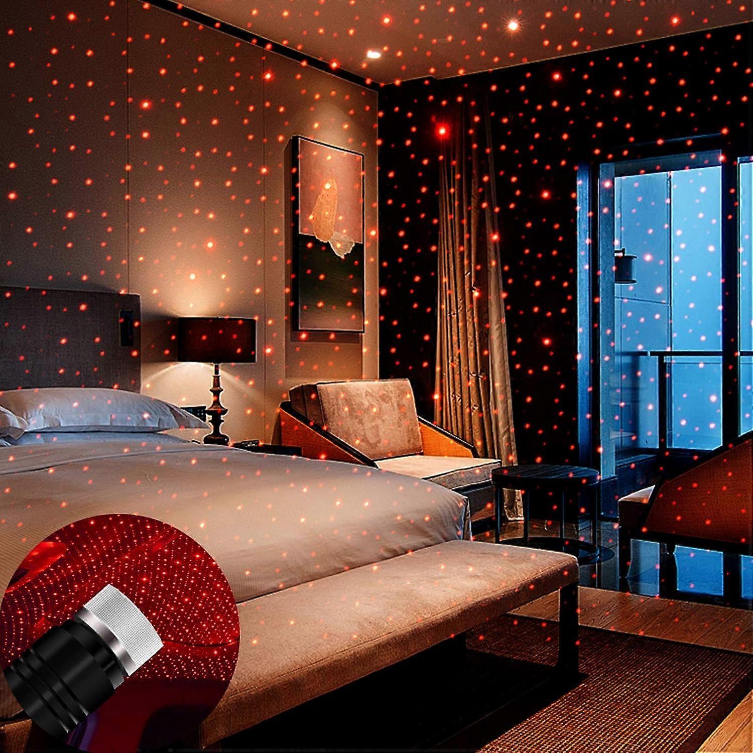 Adjustable Romantic Red Interior Car Lights - USB Night Light