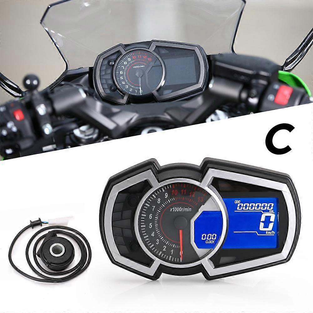 عداد السرعة ومقياس المسافات ومقياس الوقود لدراجة كاواساكي نينجا 650 نينجا 650 13000 دورة في الدقيقة عالمي 1 2 4 أسطوانات شاشة LCD