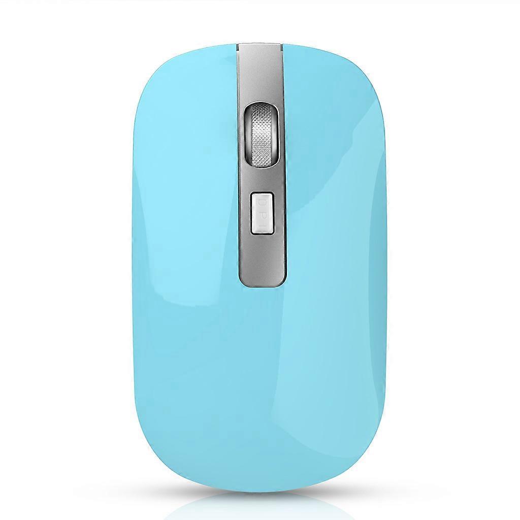 Mute Portable Wireless Mouse 2.4G 1600dpi Optical Computer Mouse Slim Design