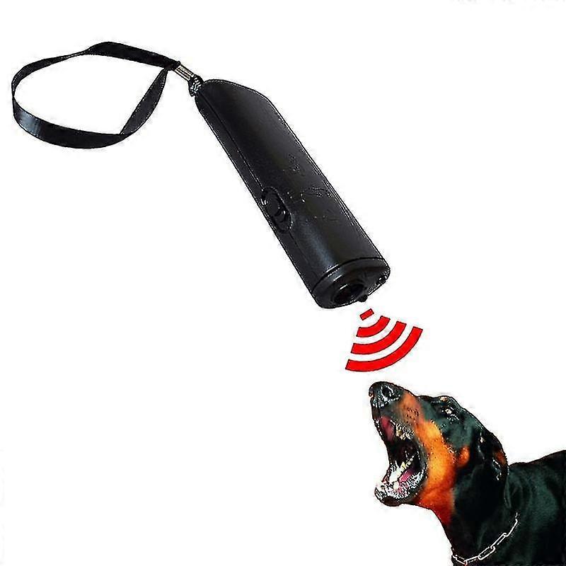 Ultrasonic Dog Chaser Led Flashlight Aggressive Attack Dogs Repeller Multifunction Pets Trainers -GSL