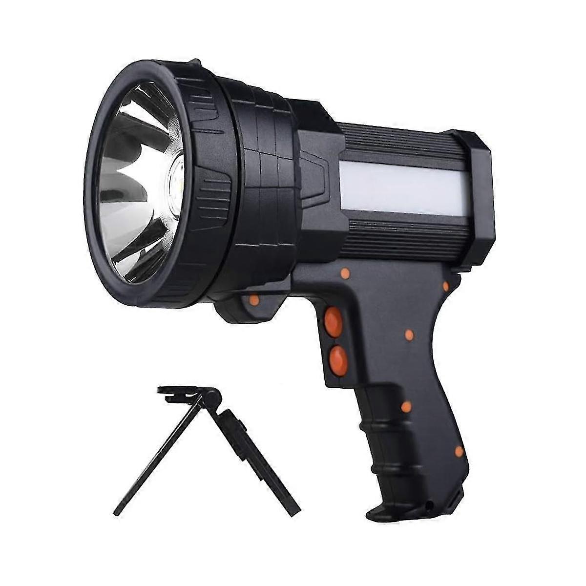 Rechargeable Spotlight Super Bright Led Flashlight Handheld Spotlight 9600mah Long Lasting Flashlight Searchlight