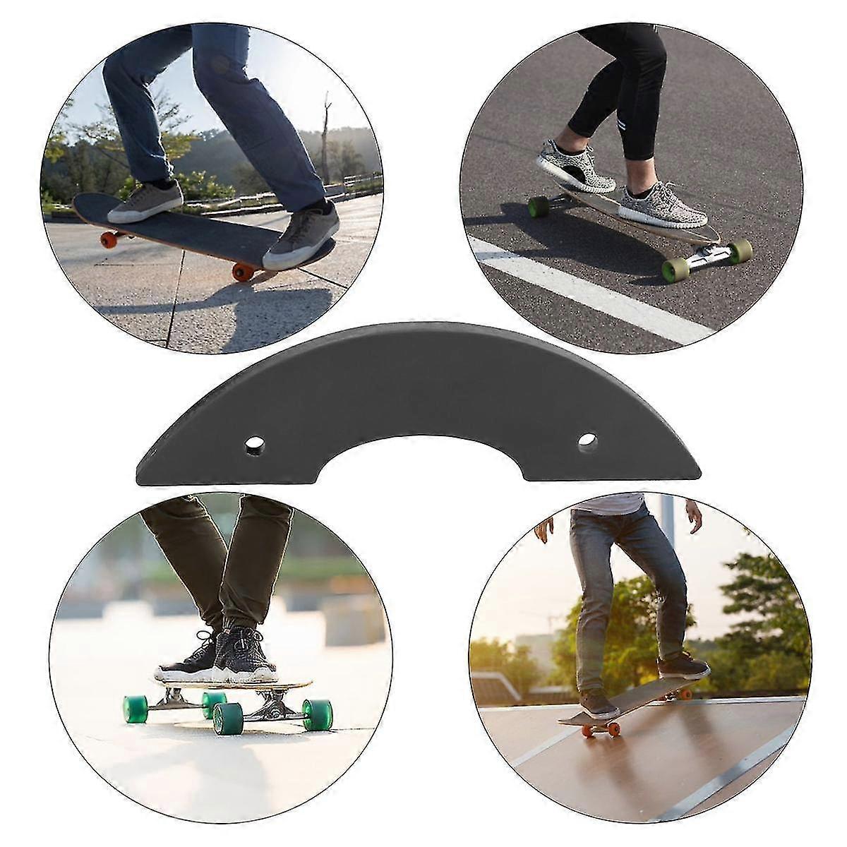 2pcs Skateboard Pointer Skateboard Deck Guards Head Protector Universal Board Longboard Protection Board
