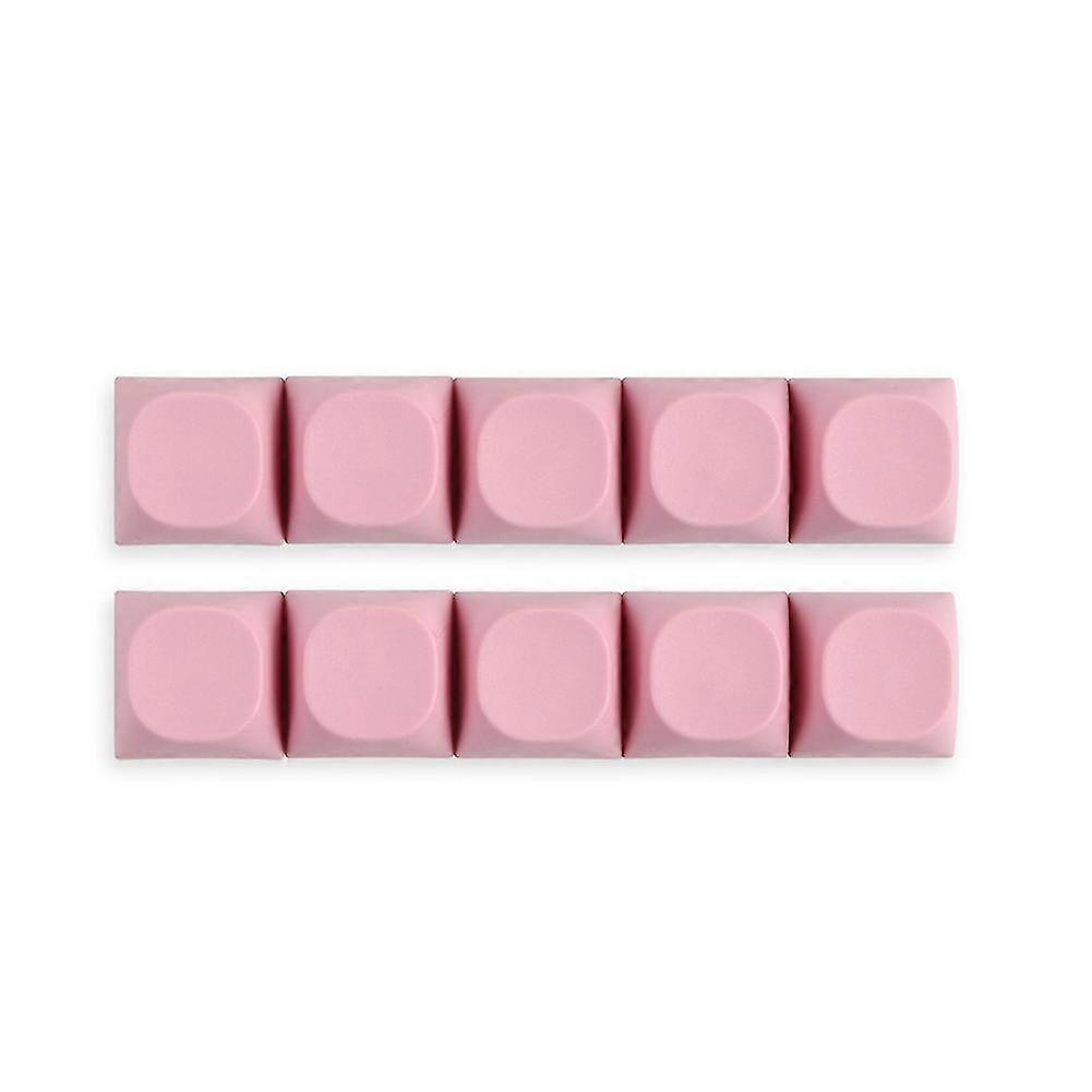 10pcs Cool Jazz Pbt Keycap Ma 1u Pink Keycaps Ma Height Keycaps Pbt Thicken Keycap For Gaming Keybo
