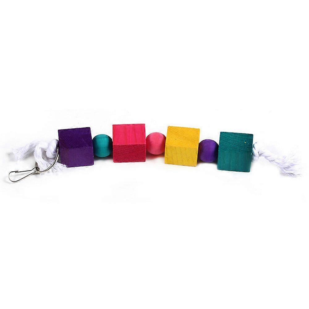 Bird parrot snap button toy swing ladder
