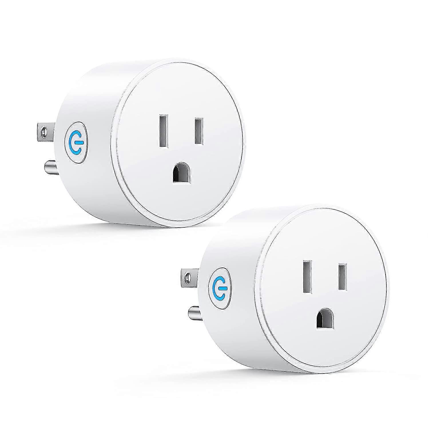 Smart Plug, Sp10 Alexa Plug 2 Packs, Smart Plugs That Work With Alexa And Google Home, Smart Life Wifi Plug With Remote&voice Control, Timer Plug(2.4g