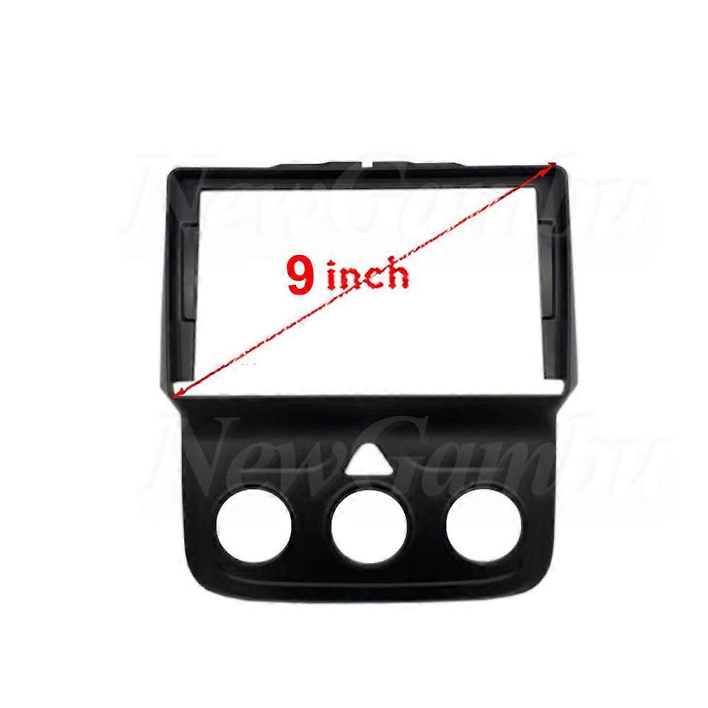 9インチカーラジオ設置DVD GPS Mp5 ABS PCプラスチック鼻隠しフレームダッジラム1500 5500 2013 - 2019