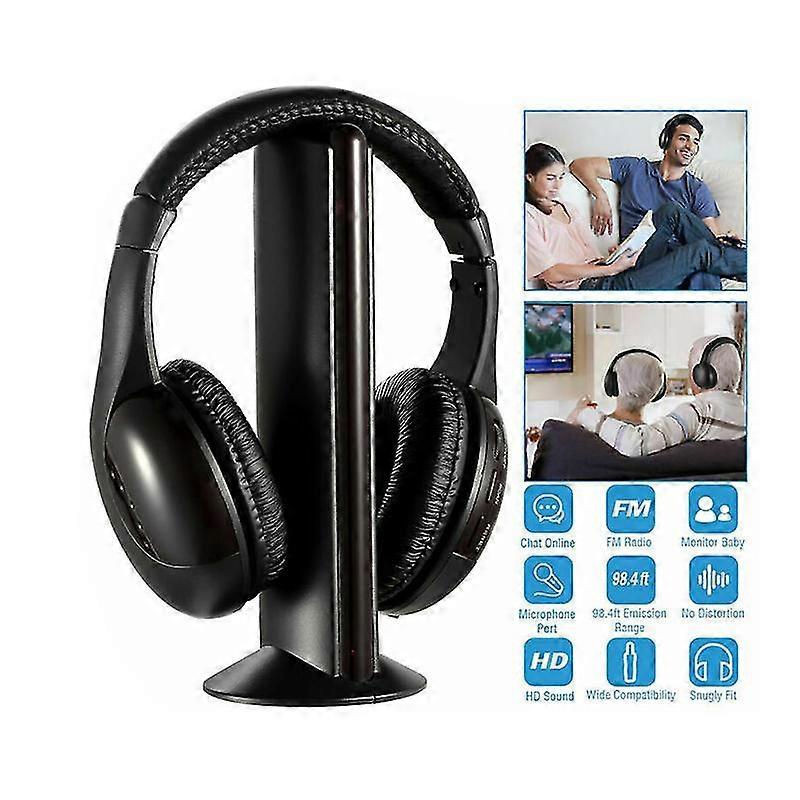 5 In 1 Wireless Stereo Headphone With Microphone