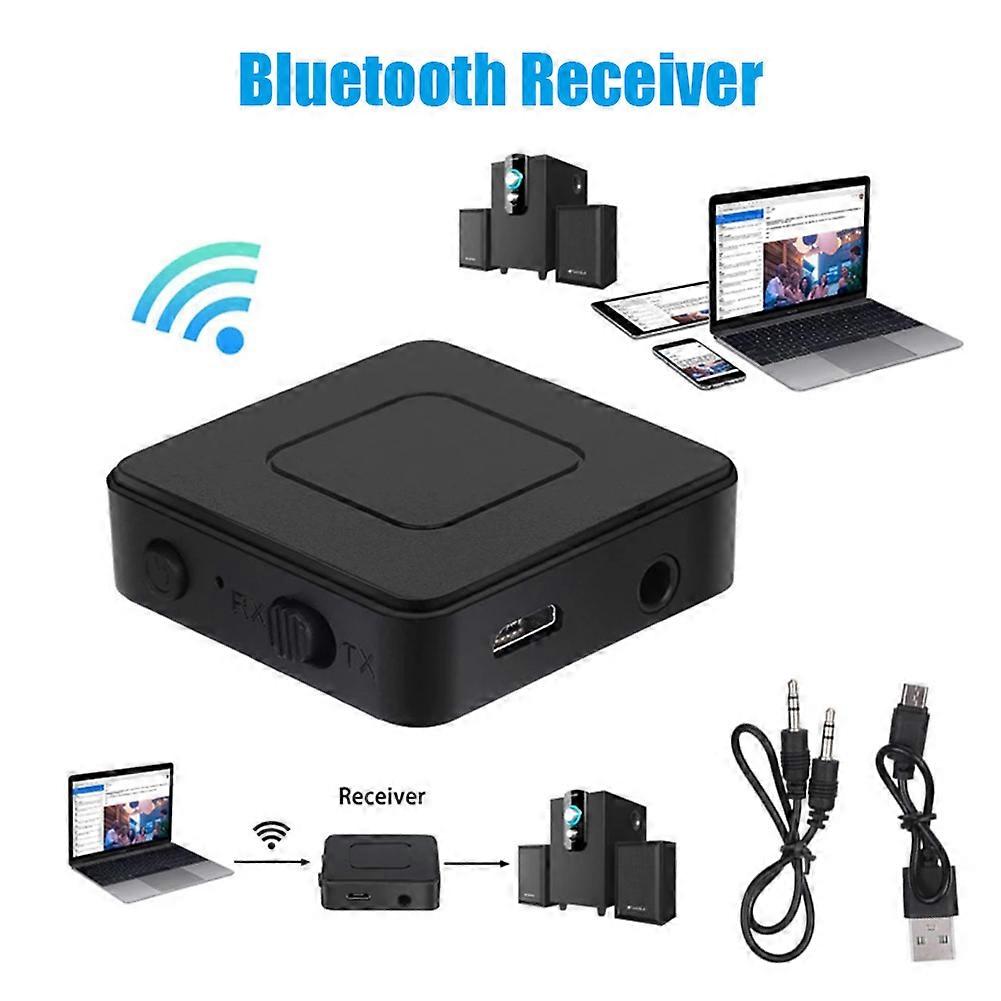 2 In 1 Bluetooth Receiver Audio Receiver Wireless Receiver Stereo Usb 3.5Mm Aux Jack For Computer Car Headset Computer
