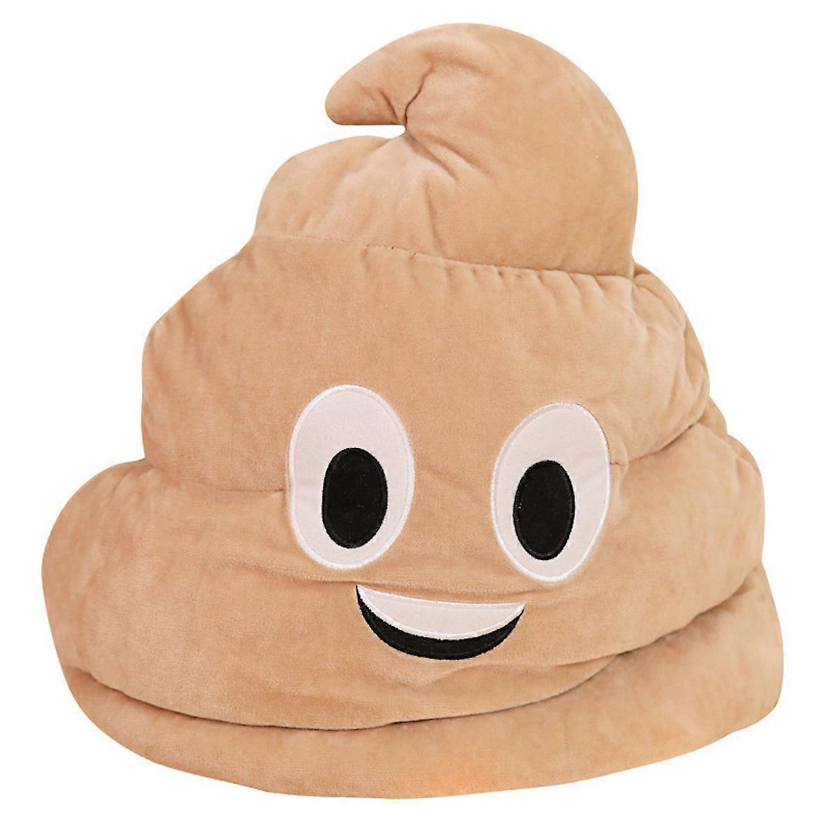 Spoof Cute Plush Stool Potty Headgear Hat Photo Props