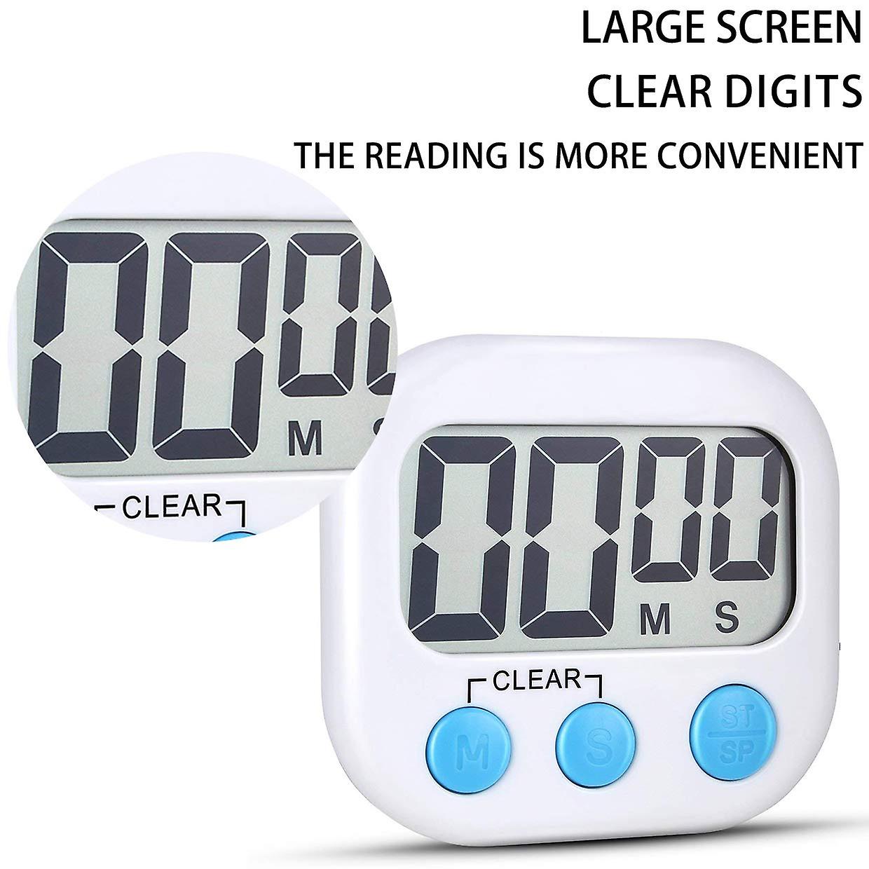 Digital Kitchen Timer Cooking Loud Alarm Countdown Kids Baking