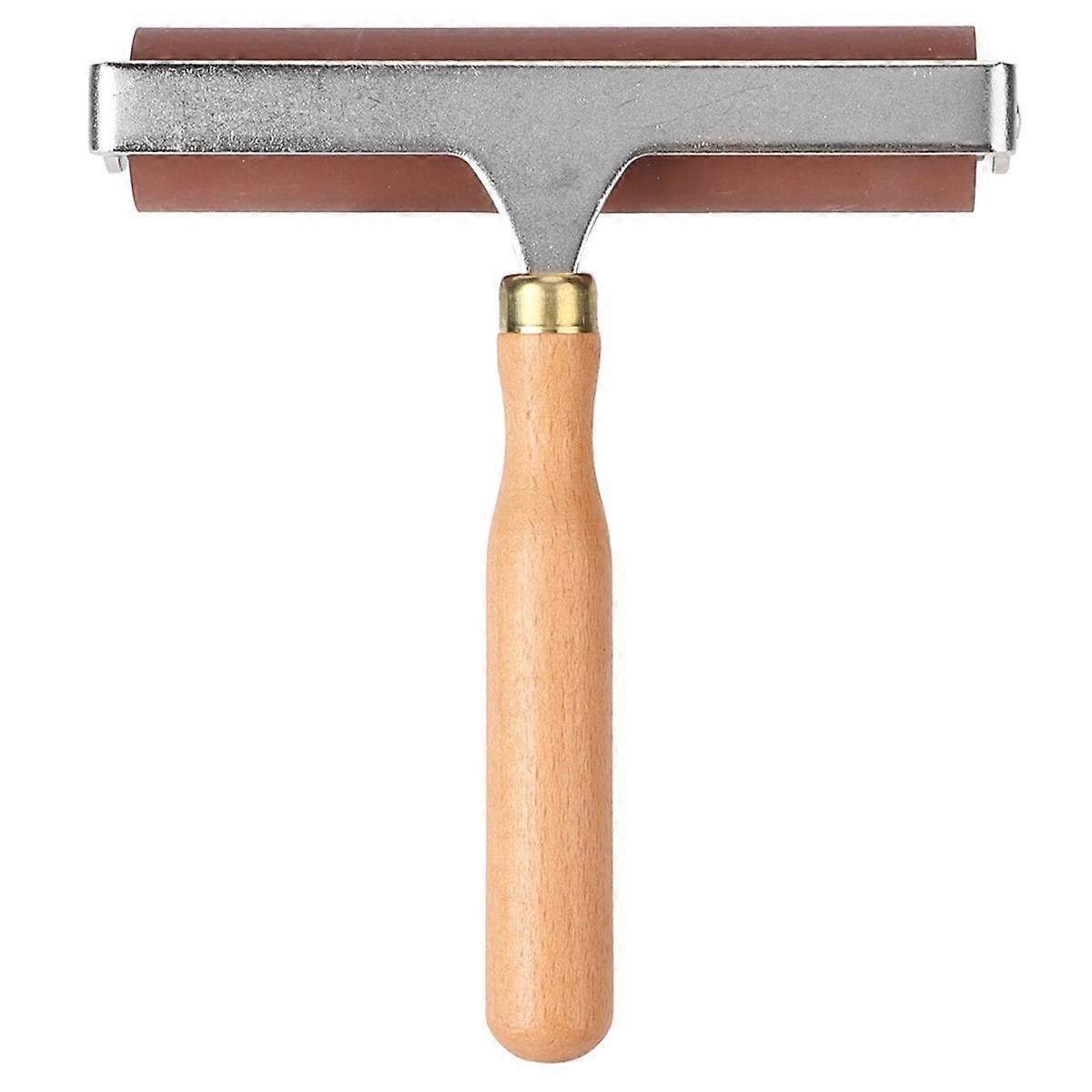 Brayer Soft Flexible Sturdy Elastic Rubber Roller for Printmaking ,Rubber Roller, Ink Roller(15cm)