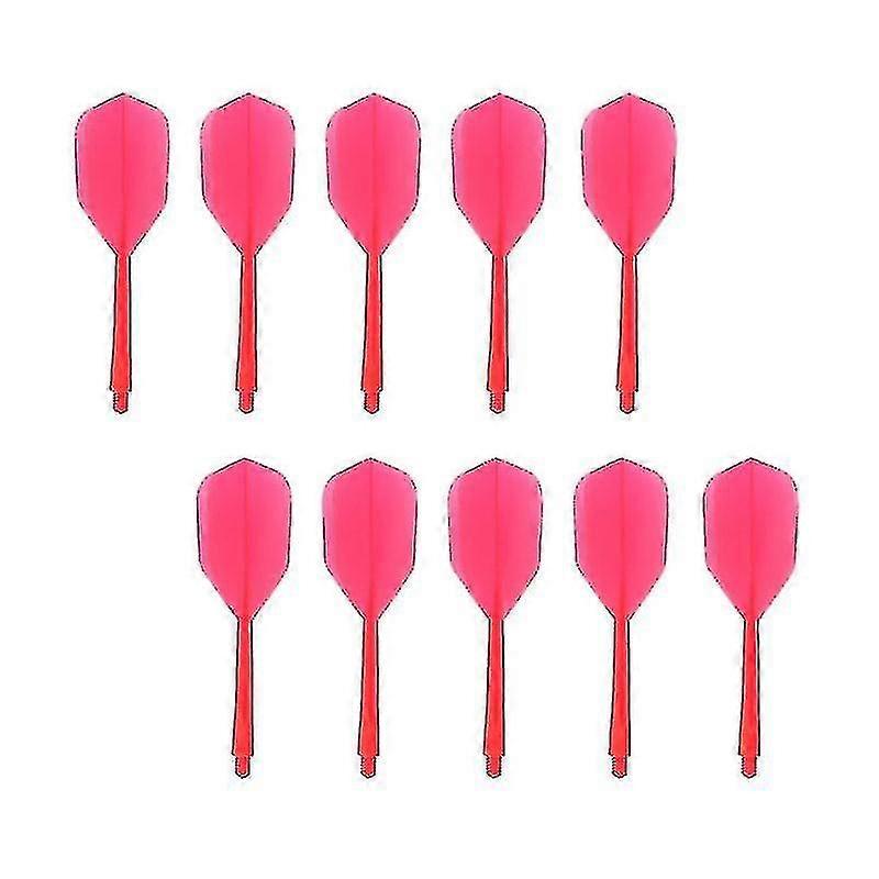 10 sztuk Dart Flights Śruba Gwintowane wały Dart Loty Anti-fall Dart Liście