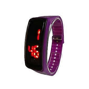 One Piece Shipping Hand Ring Children's Electronic Watch* Purple