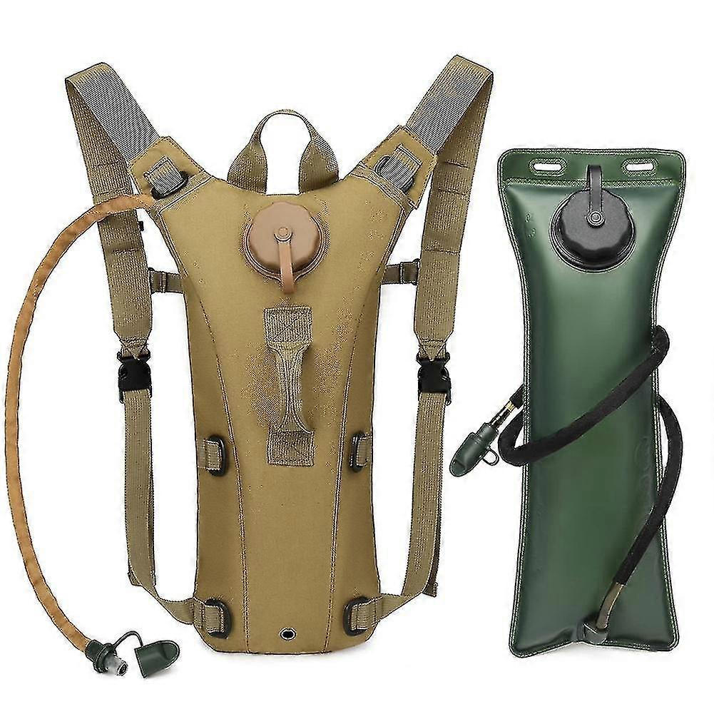 Hydration Pack With 3l Bpa Free Bladder Daypack,Compatible With Hiking,Brown
