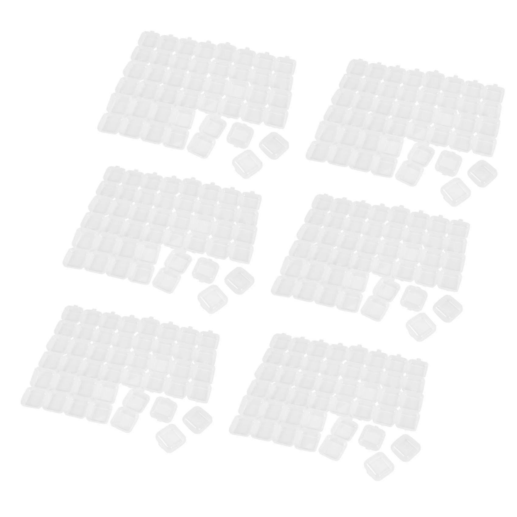 Small Clear Plastic Beads Storage Containers Box (24pcs)