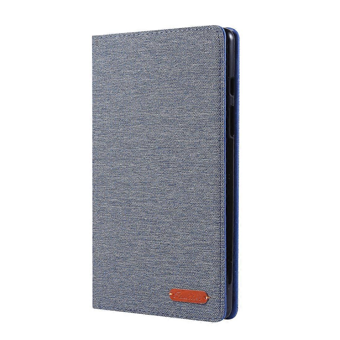 For Galaxy Tab A8.0 T290 Cloth Teature Leather Case