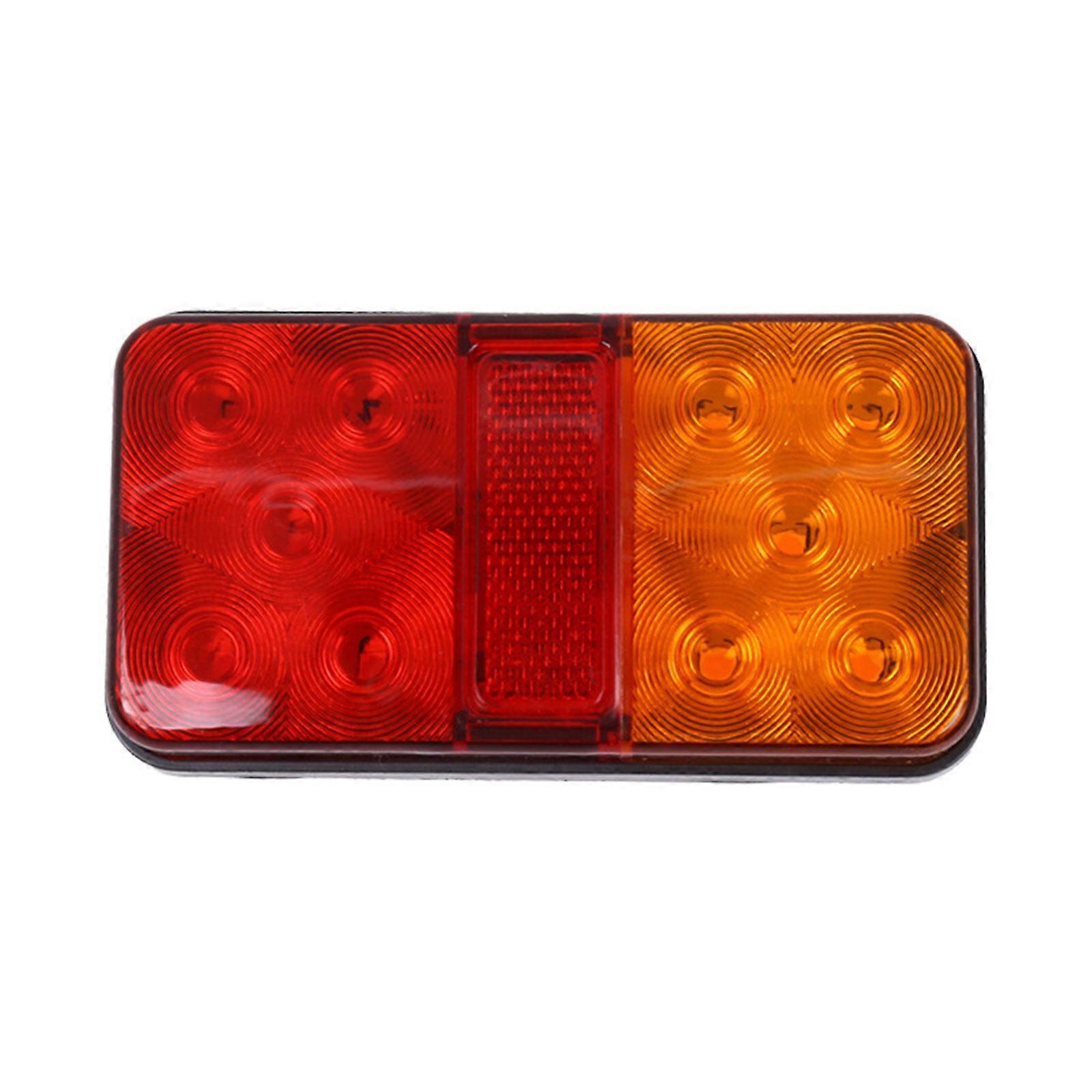 2023 Novo 12V 10 LED Trailer Tail Light Multi-Function Refletores Submersíveis