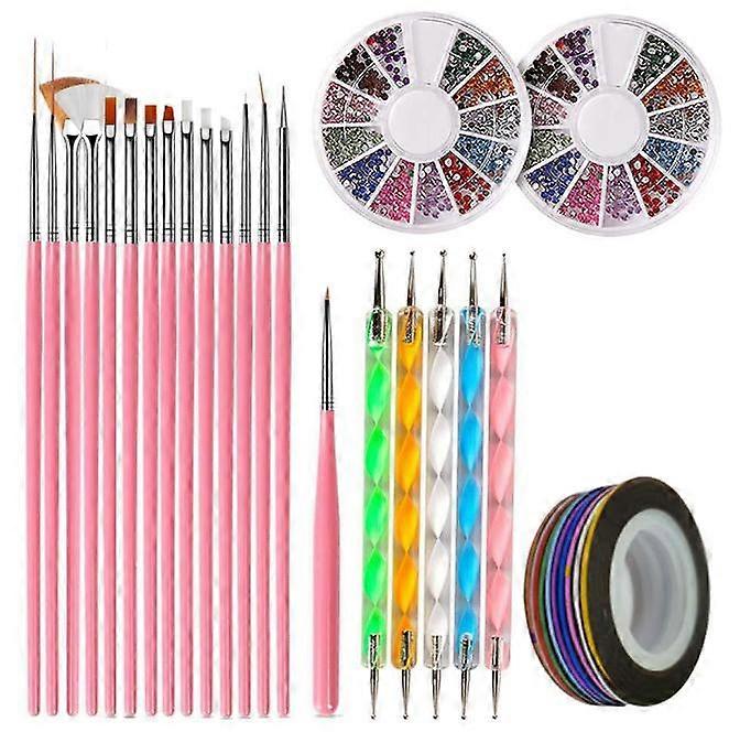 Nail Brushes for Nail Art Kit, Nail Dotting Tools
