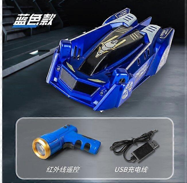 Infrared Creativity Wall Climbing Car, Remote Controller Car Toy w/USB Cable for Kid Gift