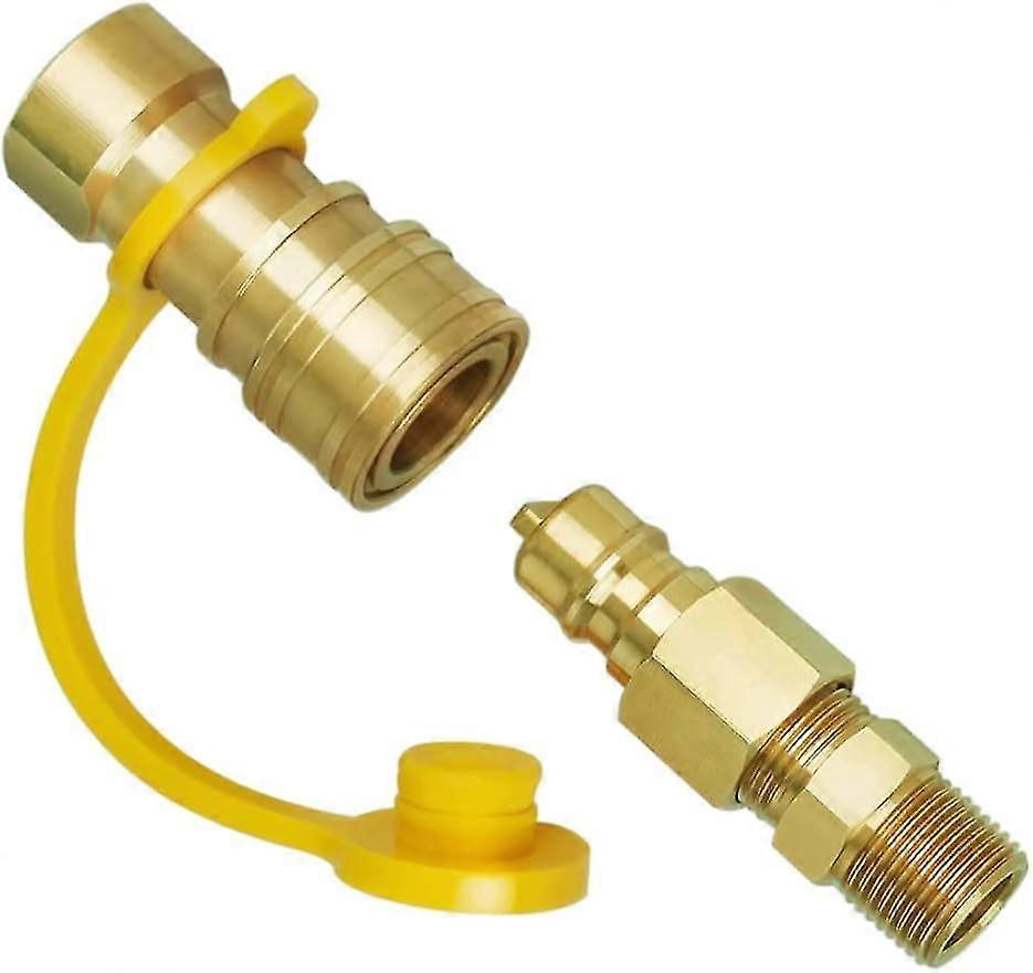 Propan Quick Connect Armaturen Messing 3/8 Zoll Natürliche Propan Gas Grill Schlauchstecker Set Stecker Werkzeuge Verbrauchsmaterialien & Zubehörgo...