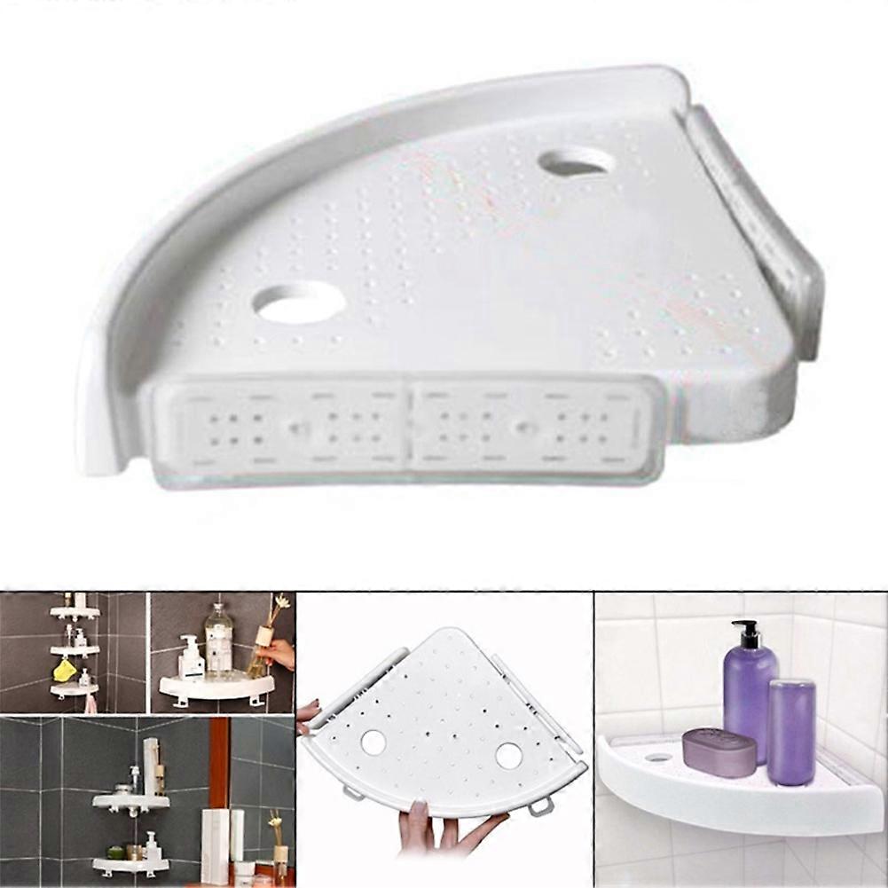 Storage Holder Triangle Shelf Bathroom Shampoo Shower Kitchen Rack Organizer